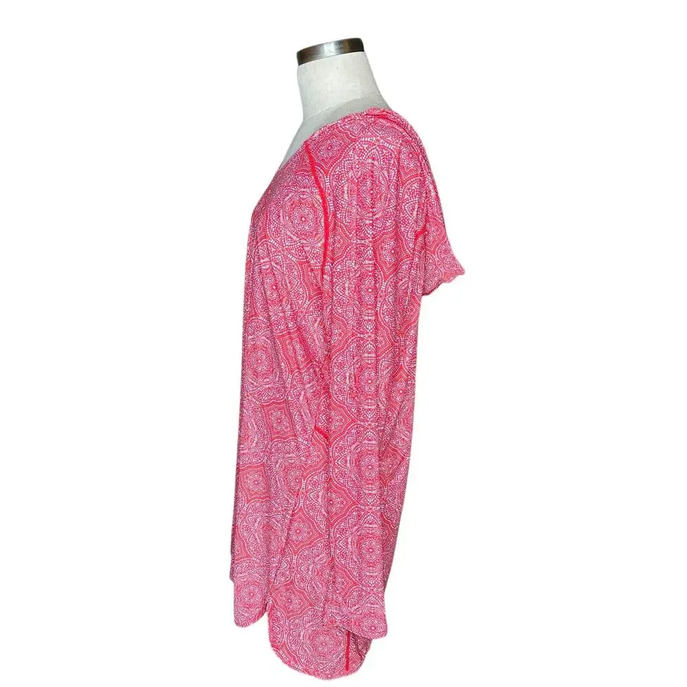 COOLIBAR Seacoast Swim Coverup Dress Sabrina Swim Scarf‎ Hat Women's Size XL UPF - Picture 3 of 9